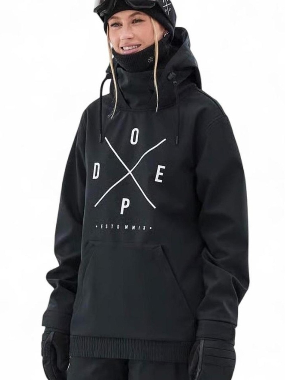Dope Yeti W Snowboard Jacket in Black 2X-Up SMALL
